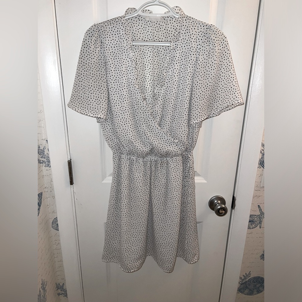 White Polka Dot Dress